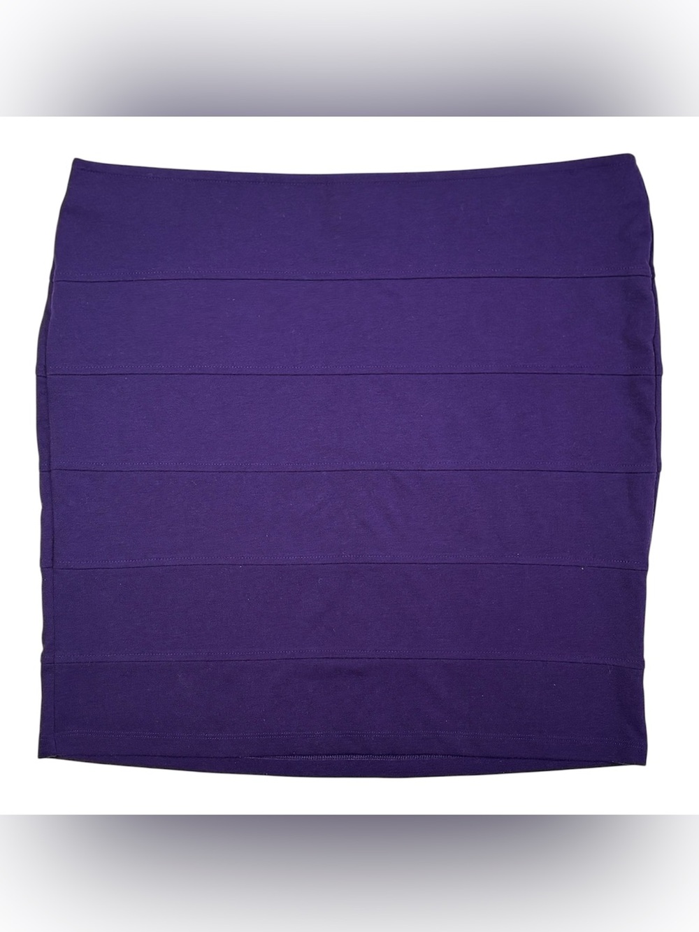 Purple Bandage Mini Skirt
